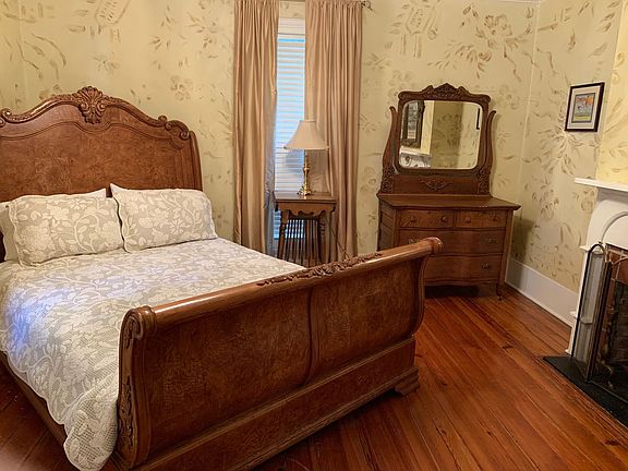 Bedroom with half bath.