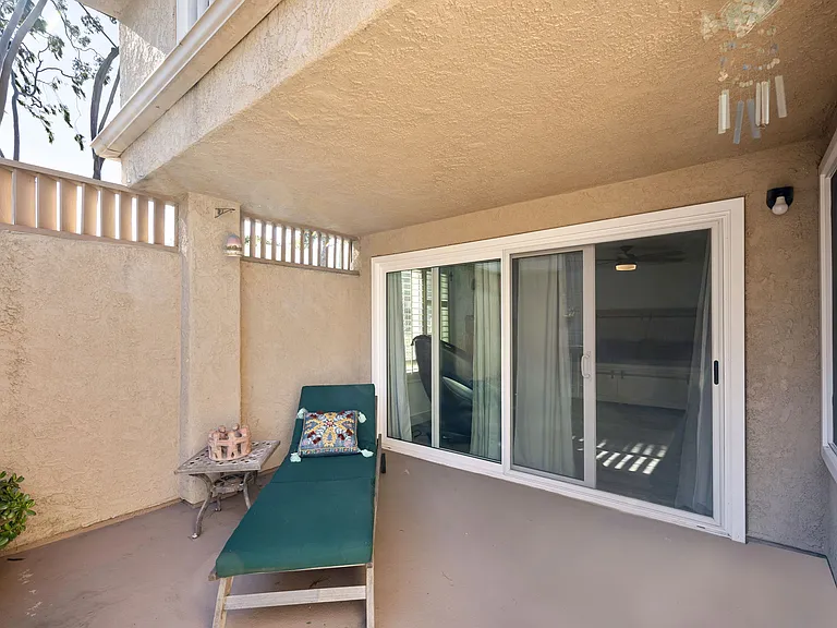 Private master bedroom balcony