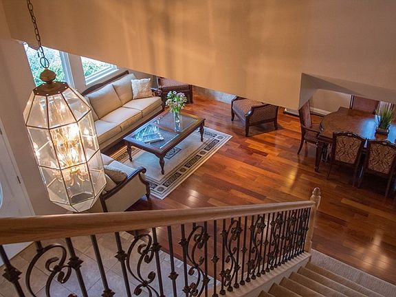 Wrought iron staircase