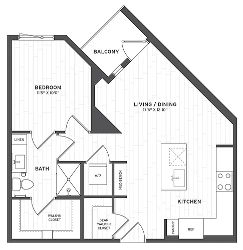 Floor plan 1B1