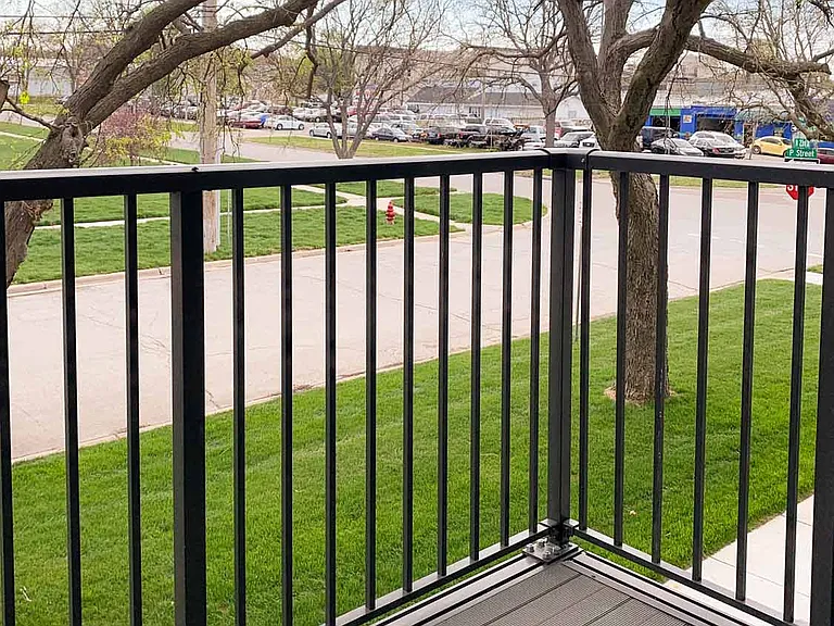 Enjoy the view from your balcony in the 1 bedroom Marble floor plan