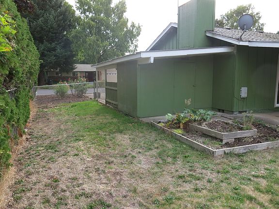 side yard from back