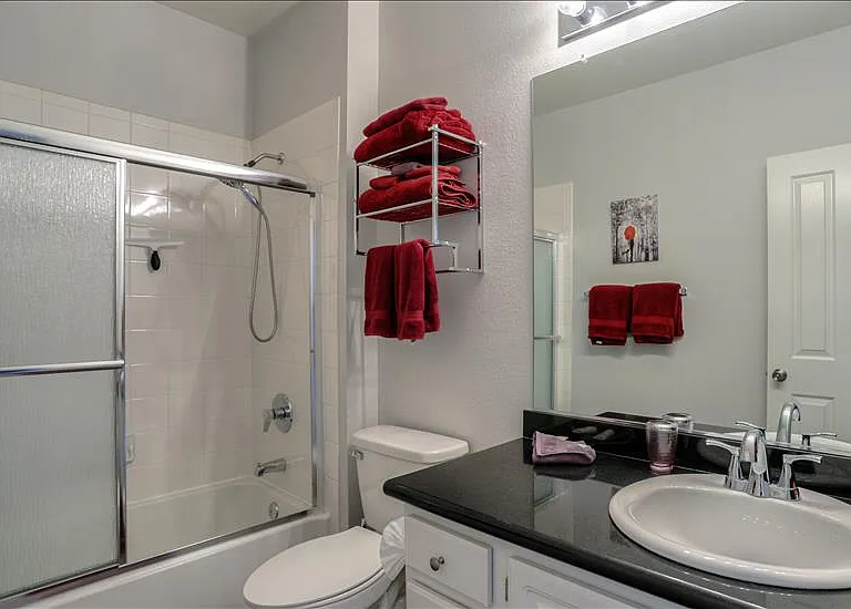 Guest Bathroom with Dual Shower Head