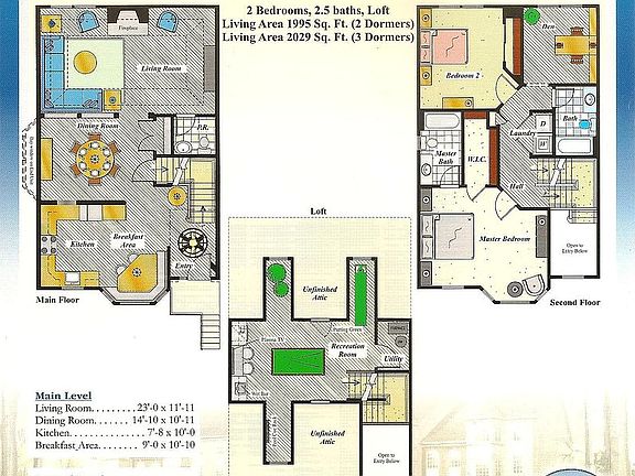 Layout and room sizes