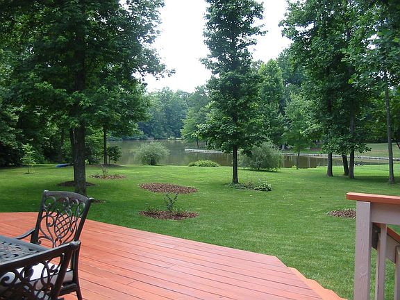 Backyard on lake