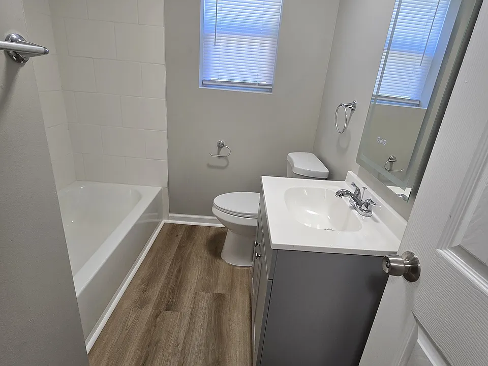 Bathroom With LED Mirror