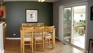 Large Eating Area with Sliders to Deck