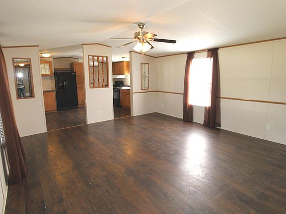 Living Room with beautiful hickory laminate floors