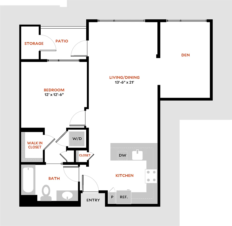 Floor plan Plan 1M