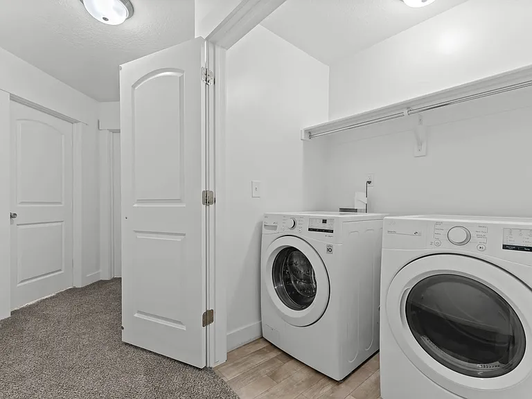 Washer & Dryer upstairs
