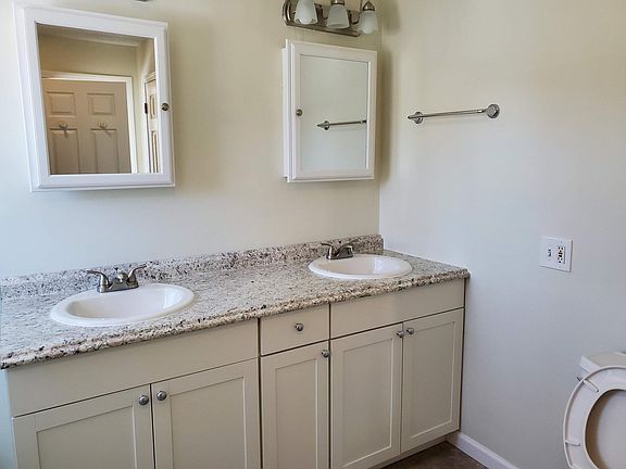 Master Bath with new double sinks.