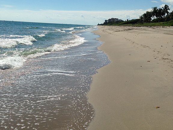 Isolated Beach - South View
