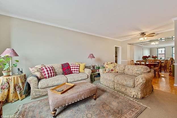 Living and dining area.