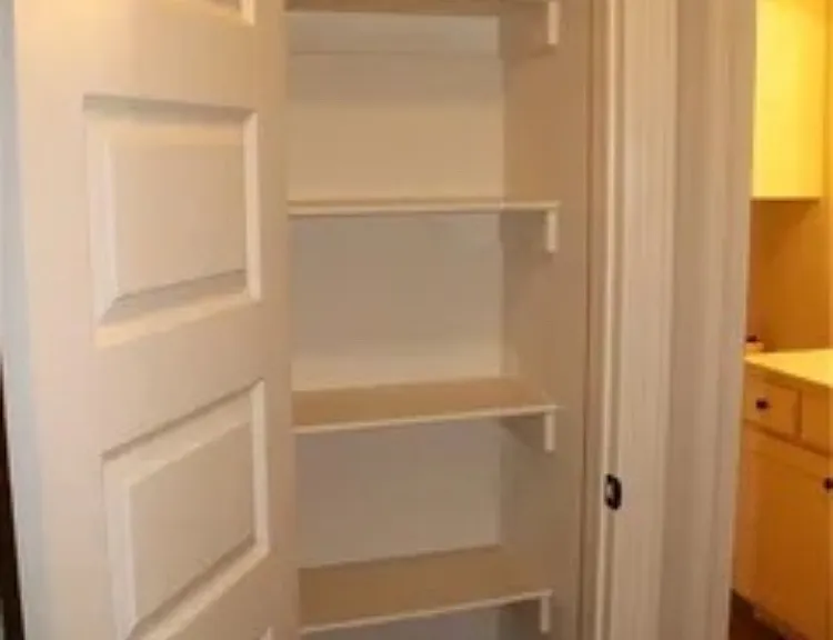 Linen closet in hallway next to 2nd bath.