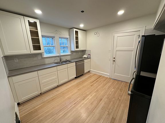 Photo of kitchen looking north