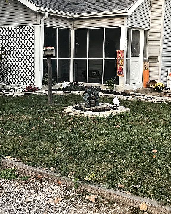 Front view of house