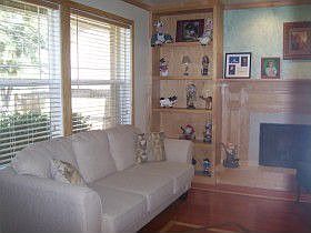 Living Room With Fireplace