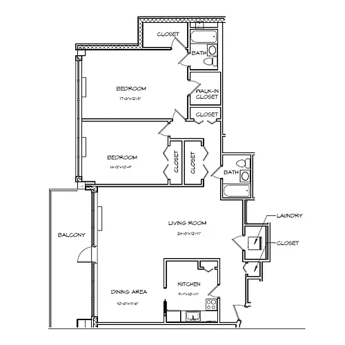 Floor plan B13