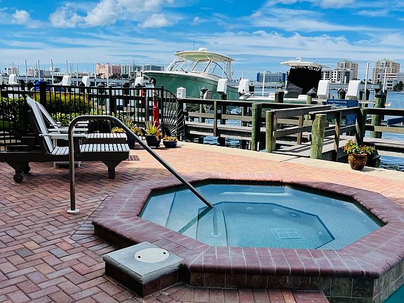 Pool and Marina Area