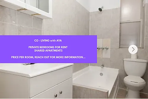 Floor plan Private Bedroom for rent 640