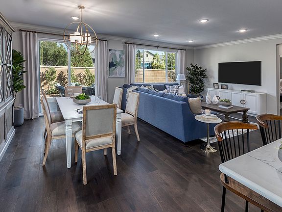 Plan 2101 Dining and Living Area