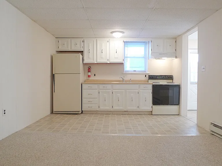 View of kitchen area