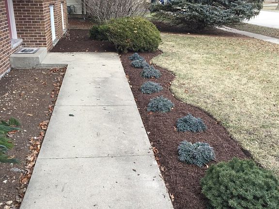 Front sidewalk