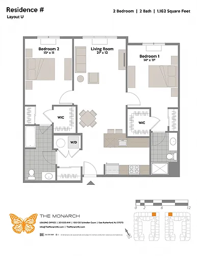 Floor plan Layout U