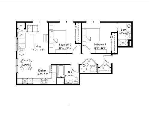 Floor plan 3 Floor Front view