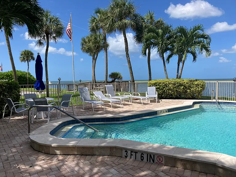 Heated Pool by the water