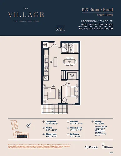 Floor plan A1-Sail