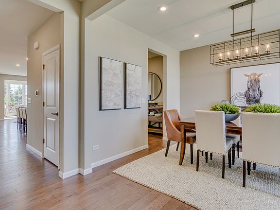 Formal Dining Room Adjacent to Foyer