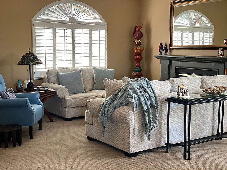 Formal living with fireplace
