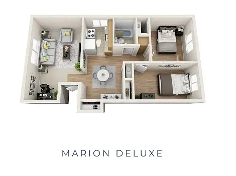 Floor plan Marion Deluxe