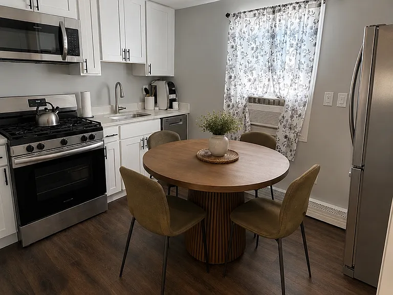 Kitchen is virtually staged