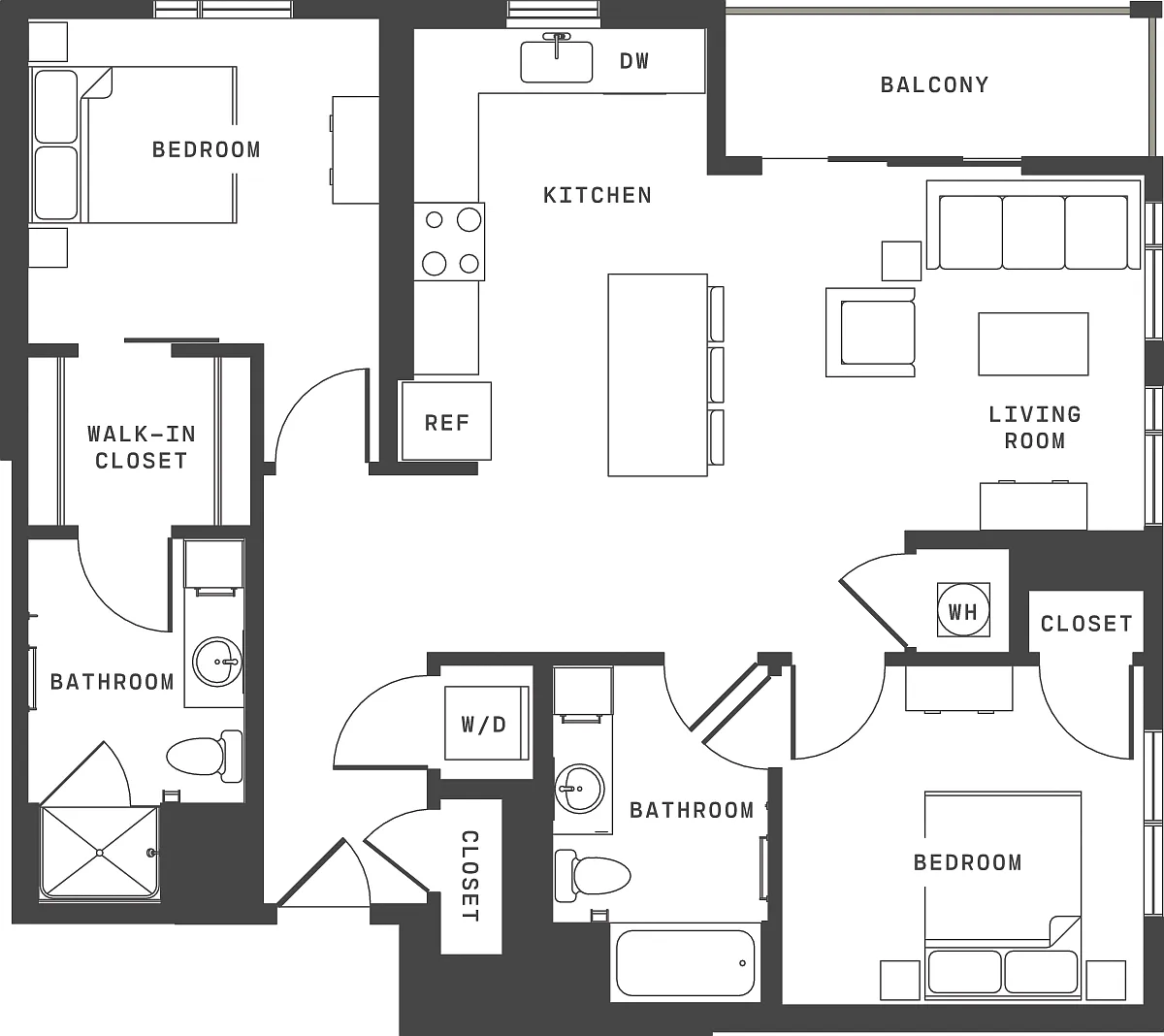 Floor plan B3B