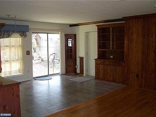 Open dining room area