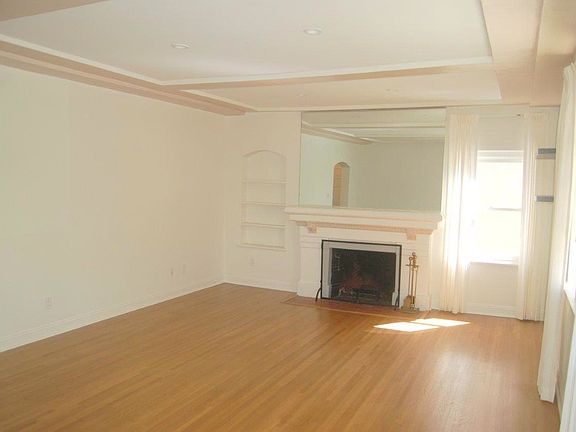 Living room fireplace
