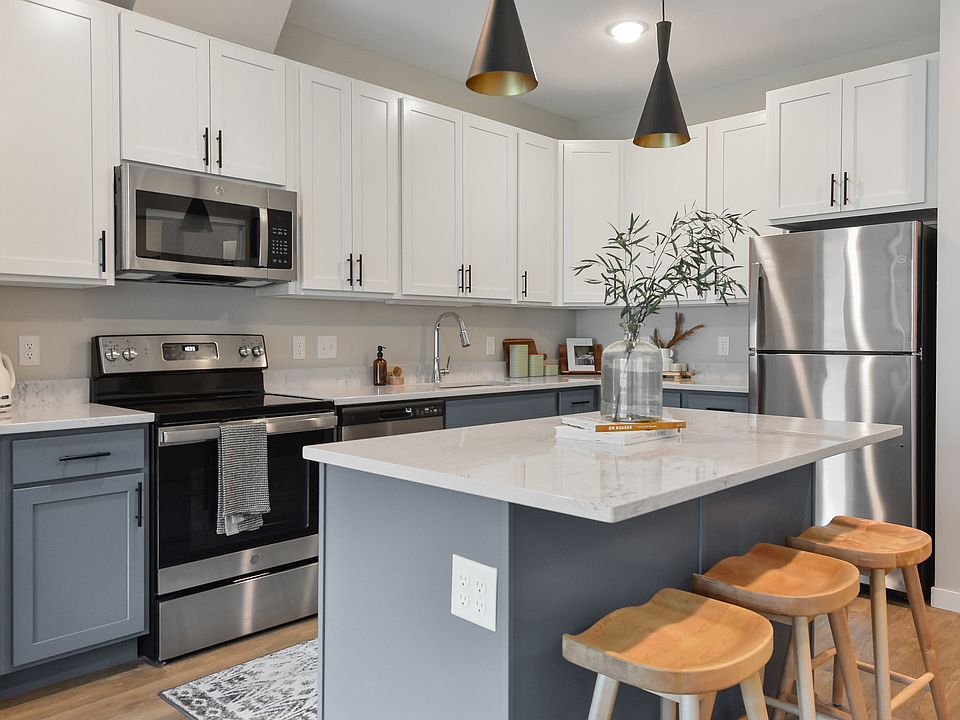 Kitchen at The Lodge Luxury Apartments in Rochester MN