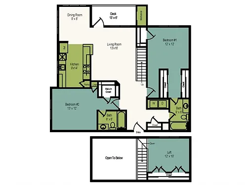 Floor plan Begonia - Loft