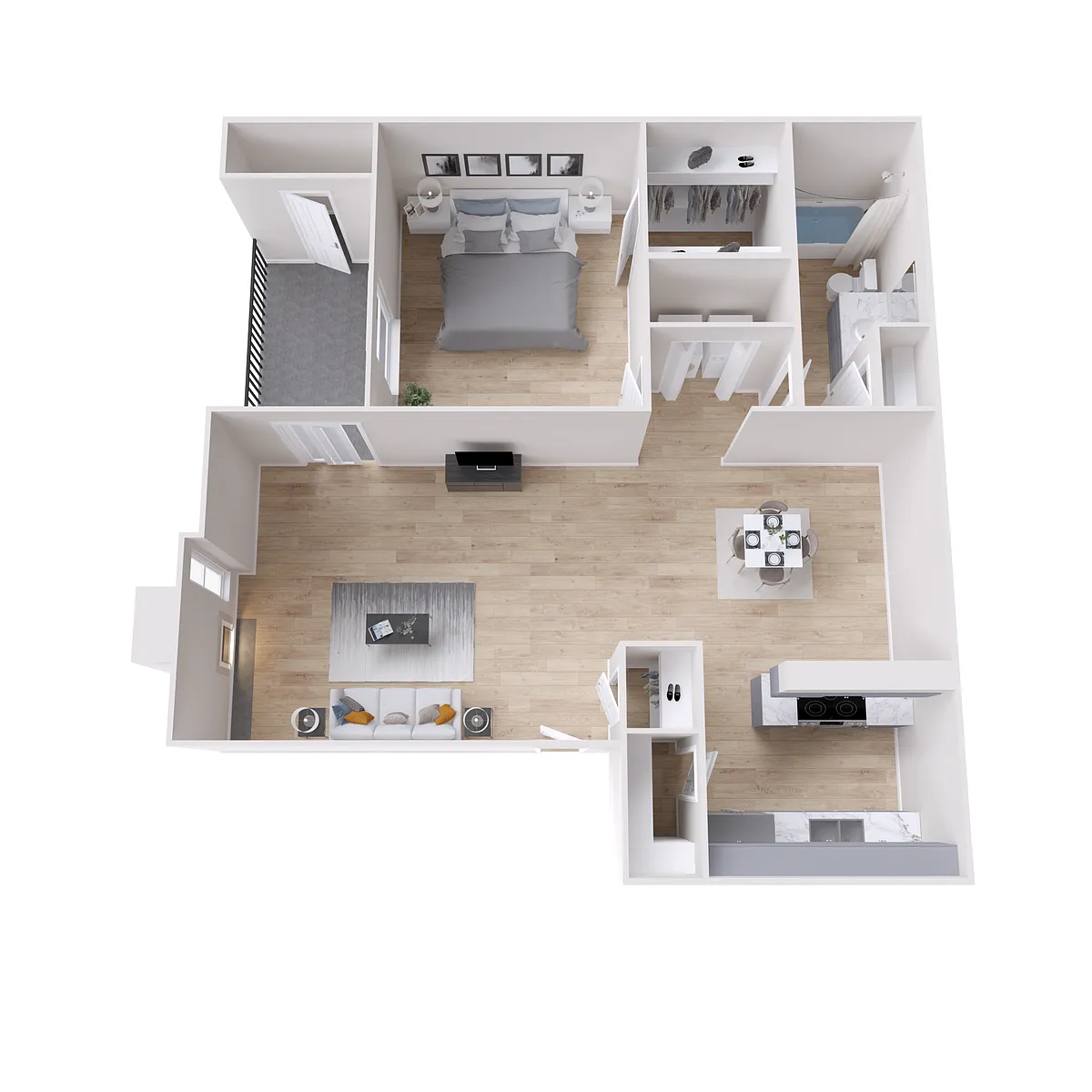 Floor plan A2 Renovated