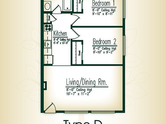 Type D Floor Plan