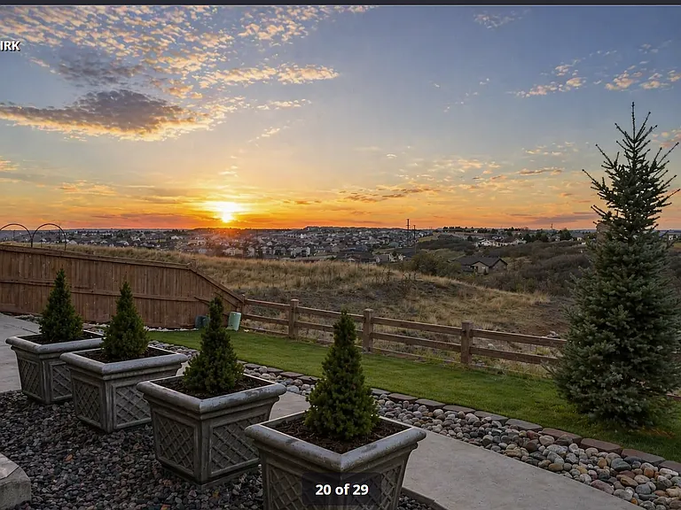 Sunrise View from Patio
