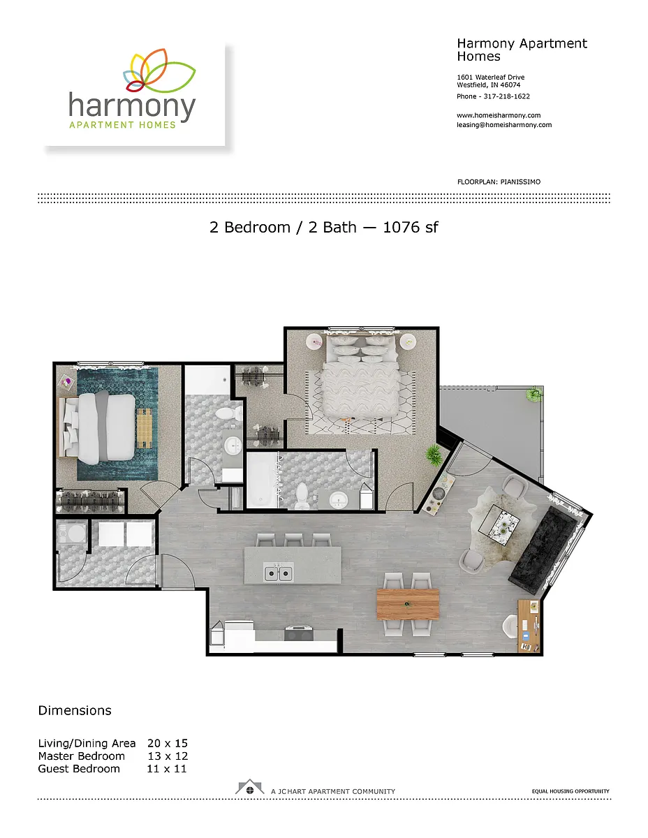 Floor plan Pianissimo 2.2