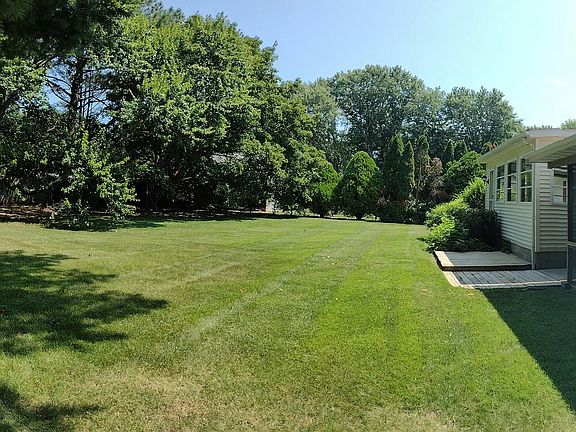 Large private back yard