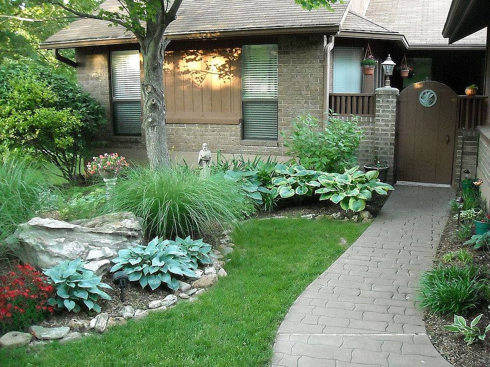 Front entrance and garden