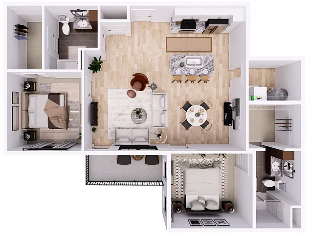 Floor plan Thomas-2C