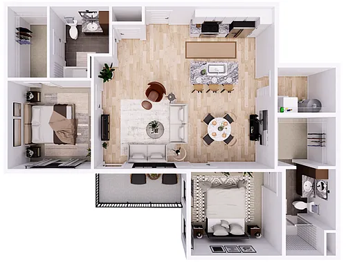 Floor plan Thomas-2C