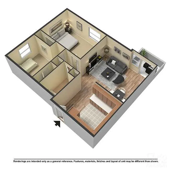 Floor plan 2 Bedroom