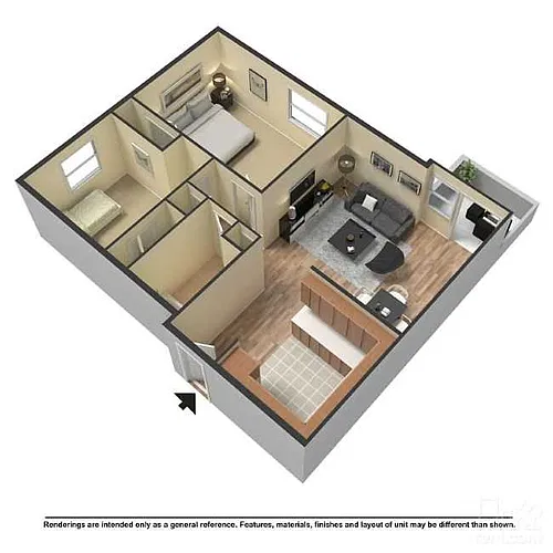 Floor plan 2 Bedroom